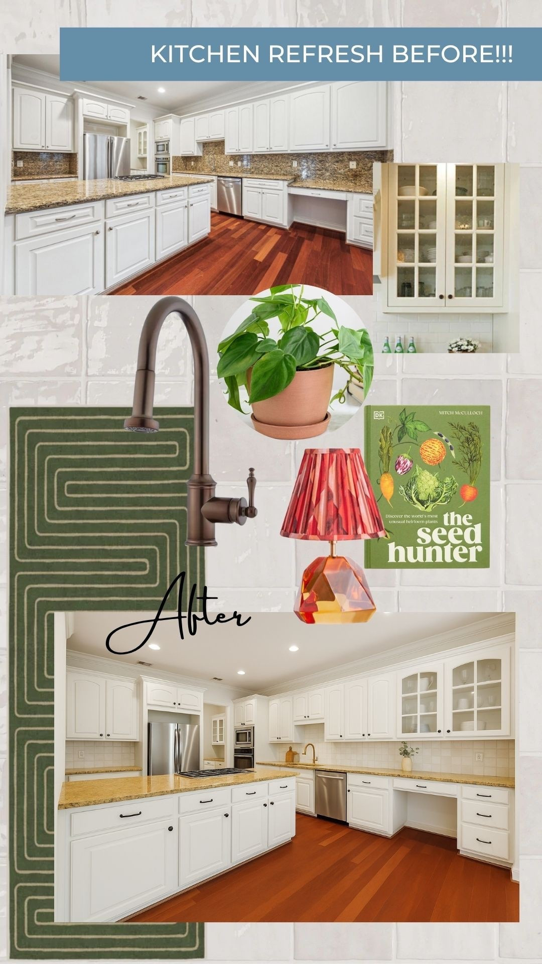 Kitchen refresh!!! Kitchen update, kitchen renovation, tile backsplash, granite countertops 

#LTKHome