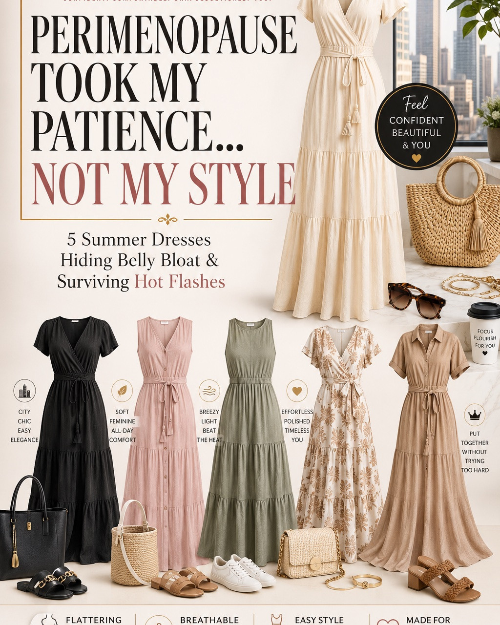summer dresses | Perimenopause may have changed a few things… but style isn’t one of them. 💁🏾‍♀️✨

If hot flashes, belly bloat, and feeling uncomfortable in your clothes have you ready to throw in the towel, these dresses are proof that comfort and confidence can coexist.

Think breezy fabrics, forgiving silhouettes, and effortless outfits that let you look put together without overheating. ☀️

Which dress would you wear first? 👇🏾

Shop all my favorites through my bio under “Shop My Posts.”

#PerimenopauseStyle #PlusSizeFashion #Over40Style #MomStyleInspo #SummerDressSeason #plussizemom

#LTKOver40 #LTKPlusSize #LTKmomlife
