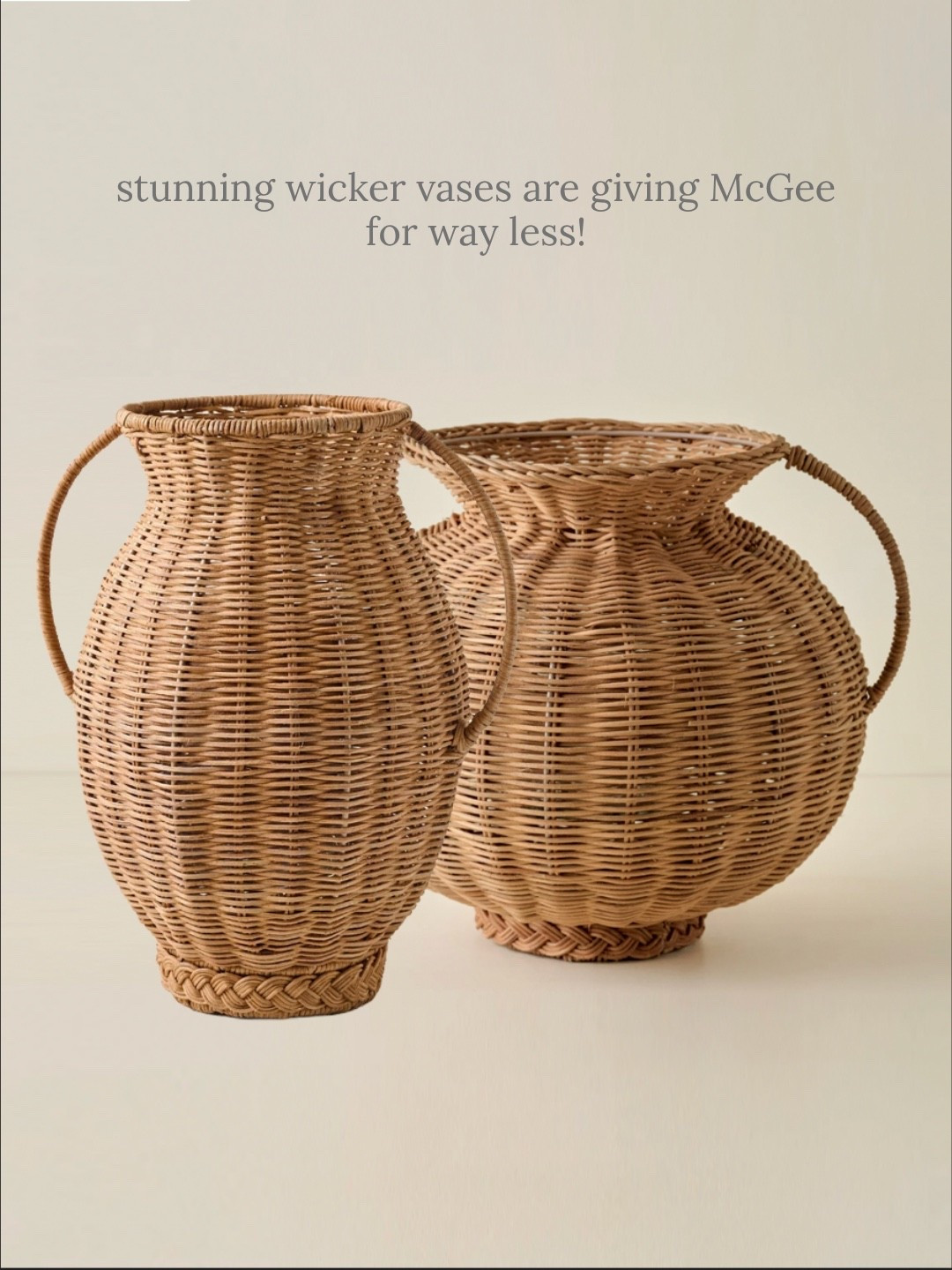 LOVE these rattan vases! Less than McGee plus they’re on sale for 25% off right now!

Home decor, fall decor, kitchen decor, vase

#LTKHome #LTKSaleAlert