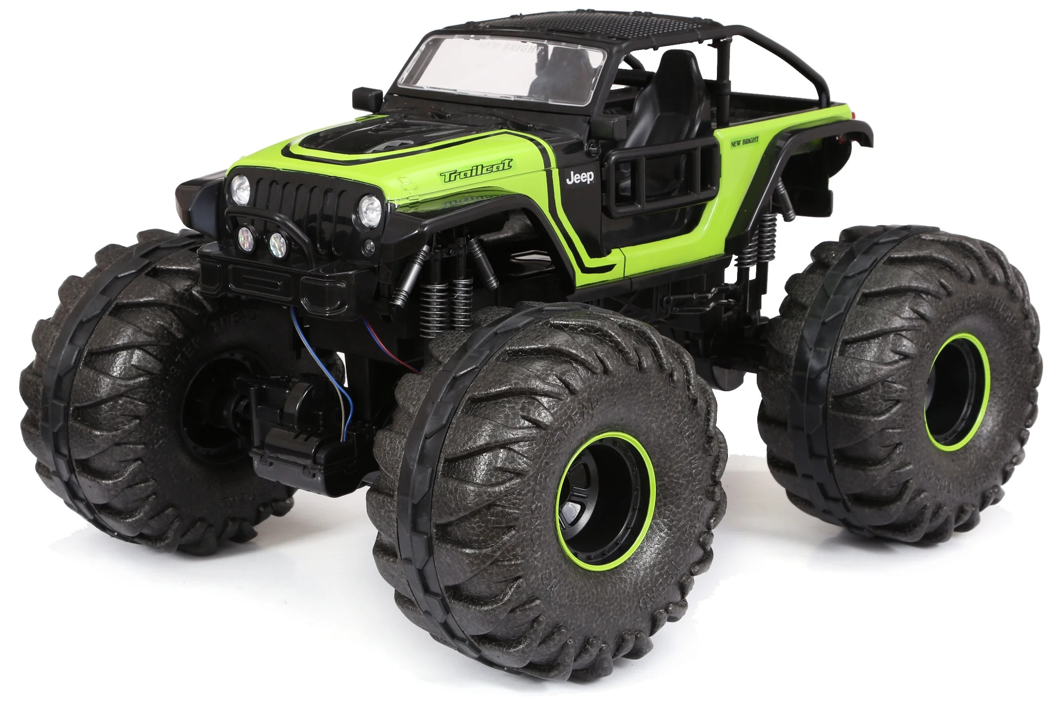 New Bright 1:6 RC Monster Truck Remote Control 4x4 Jeep Trailcat | Walmart (US)