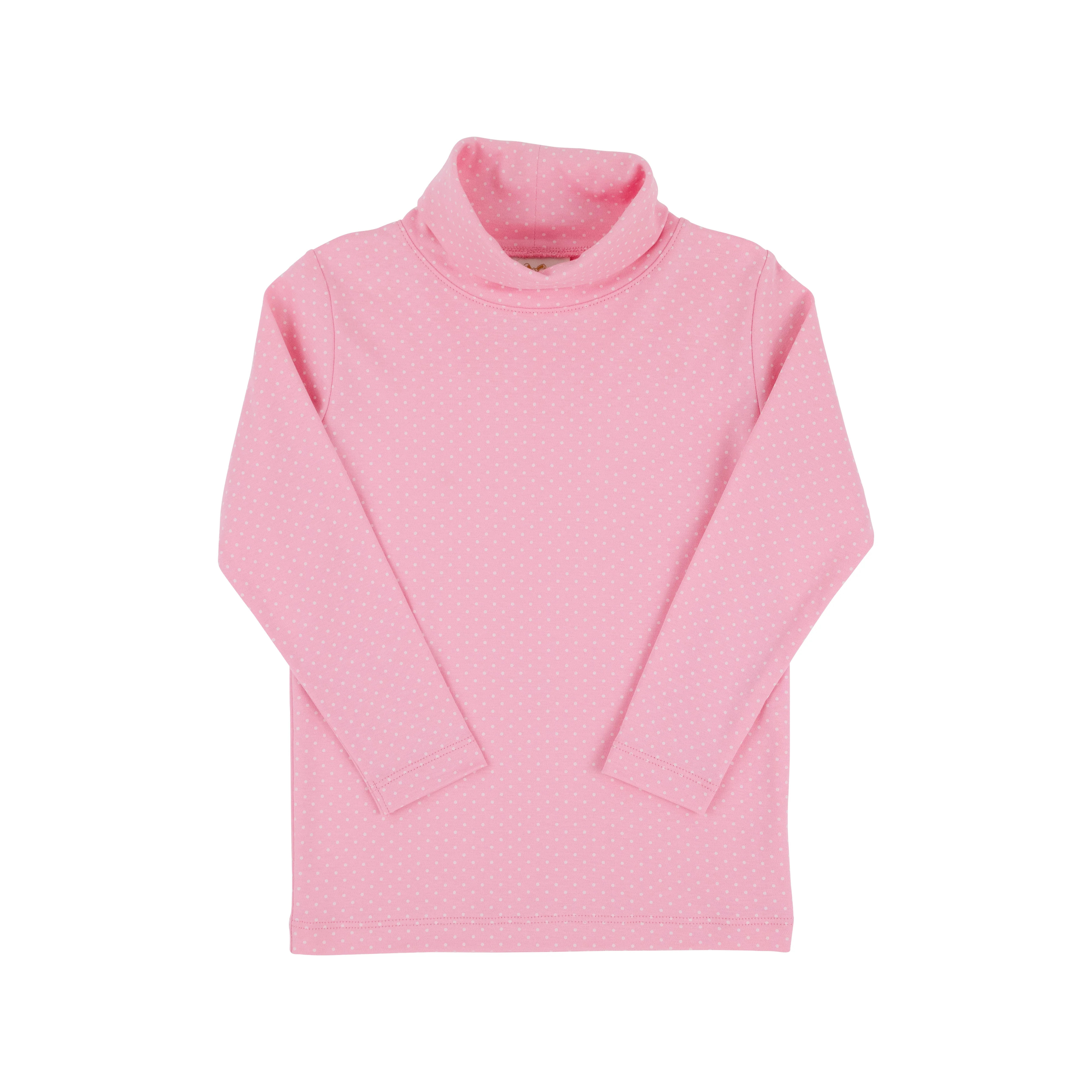 Tatum's Turtleneck & Onesie - Hamptons Hot Pink with Palm Beach Pink Micro Dot | The Beaufort Bonnet Company