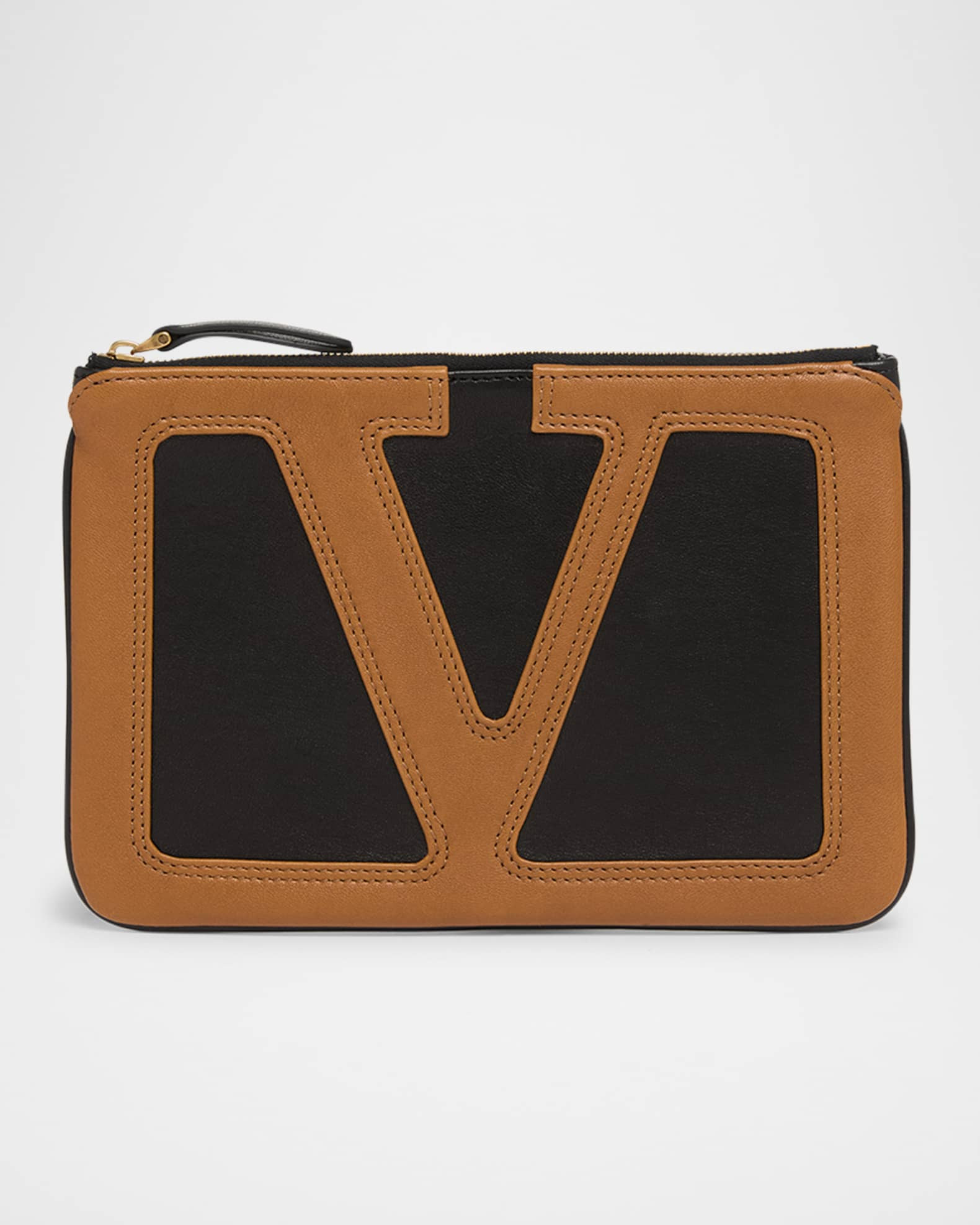Viva Superstar Leather Envelope Clutch Bag | Neiman Marcus