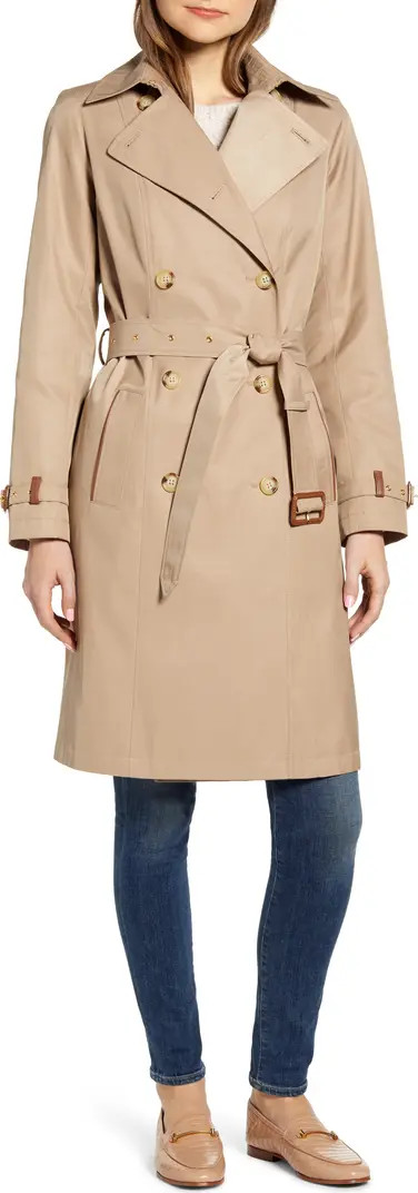 Lauren Ralph Lauren Double Breasted Trench Coat | Nordstrom | Nordstrom