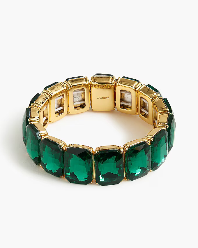 Crystal stretch statement bracelet | J.Crew Factory