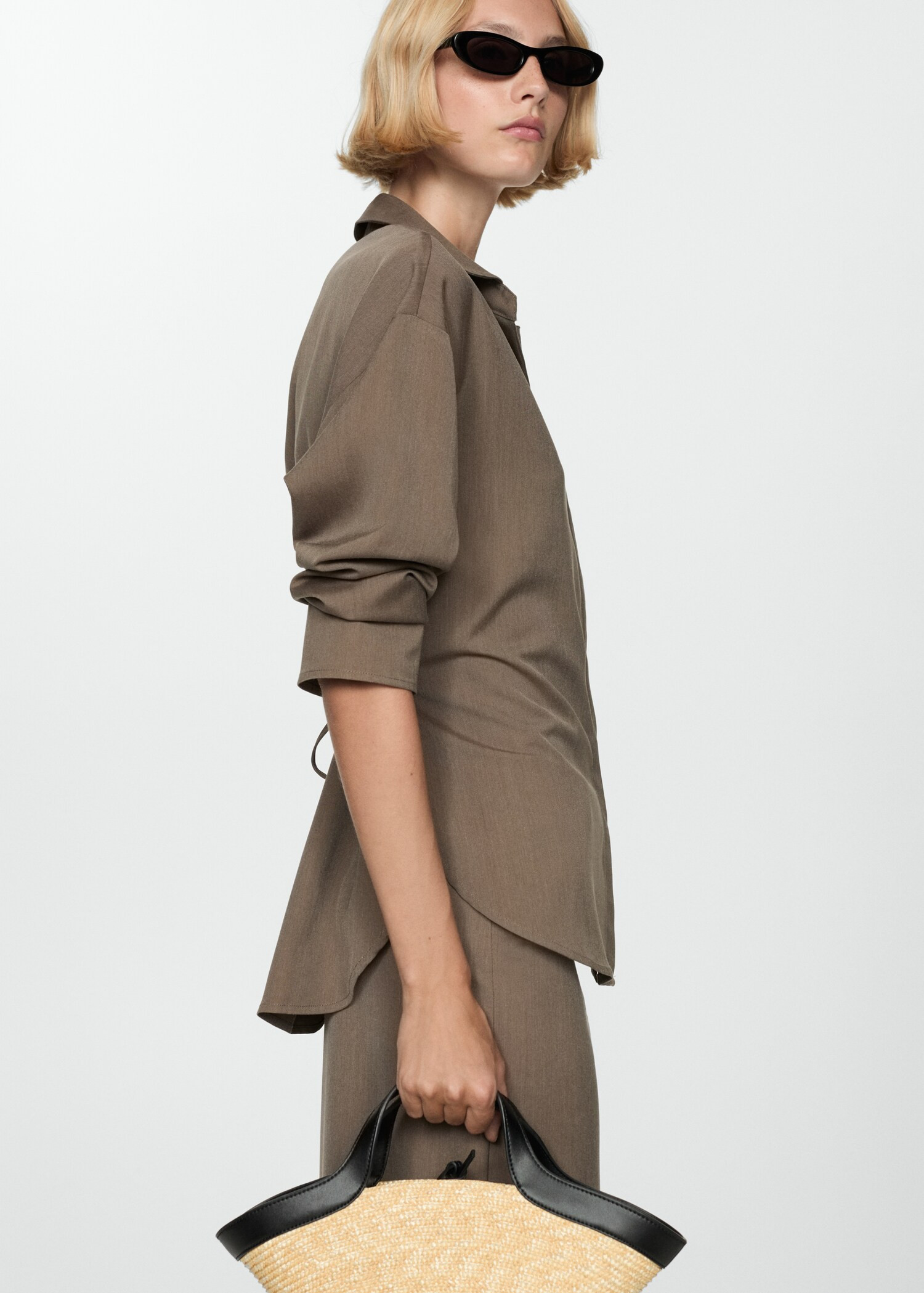 Concealed button shirt | Mango (US/MX/AU)