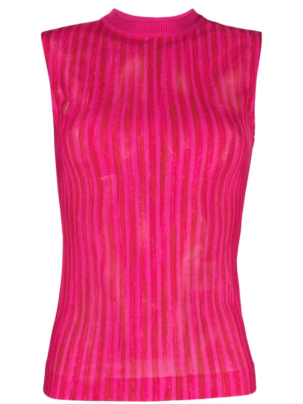 striped knitted sleeveless top | Farfetch Global