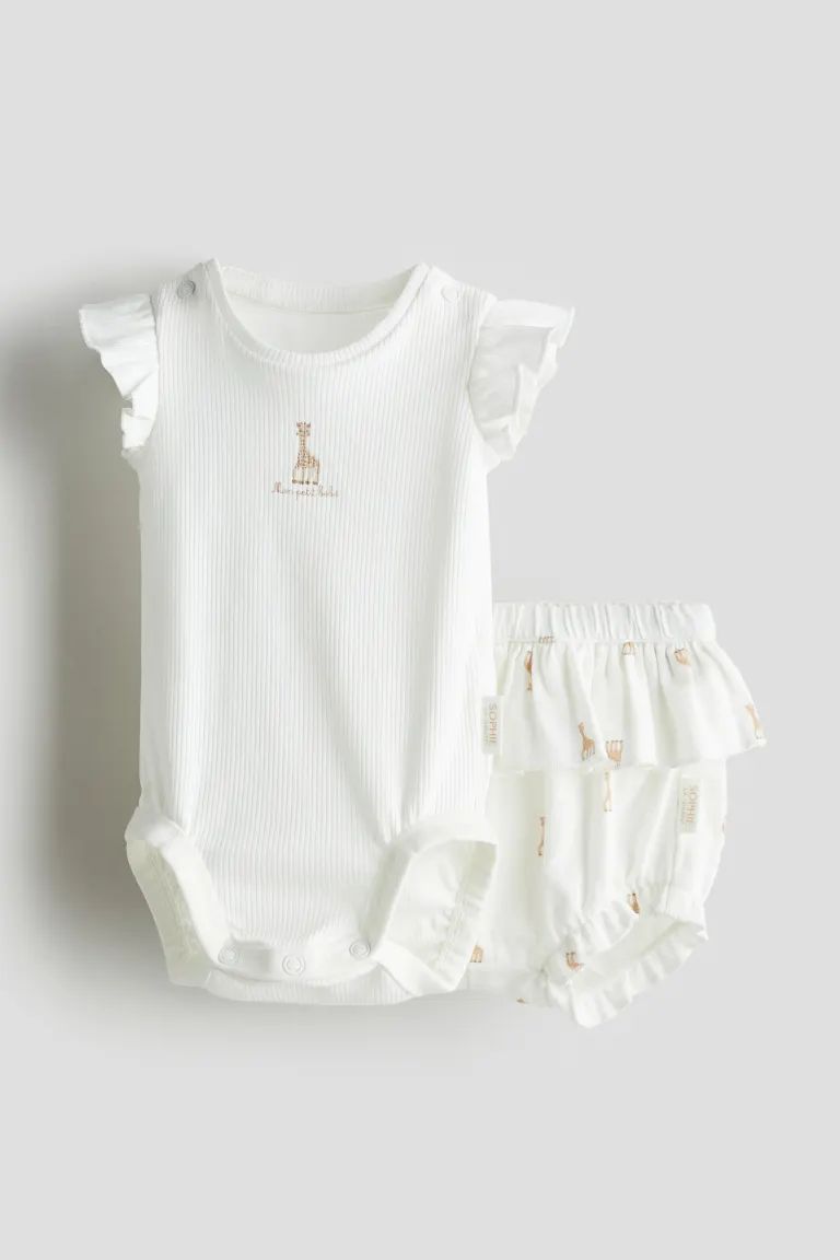 2-piece Bodysuit and Bloomers Set | H&M (US + CA)