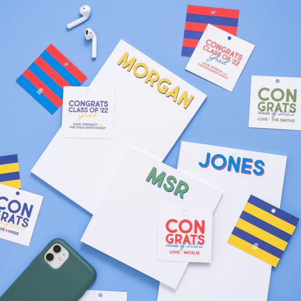 Graduation Gifts : 6 Notepads + FREE Tags | Joy Creative Shop