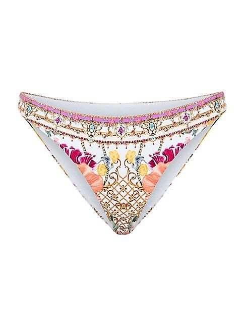 Floral Low-Rise Bikini Bottom | Saks Fifth Avenue
