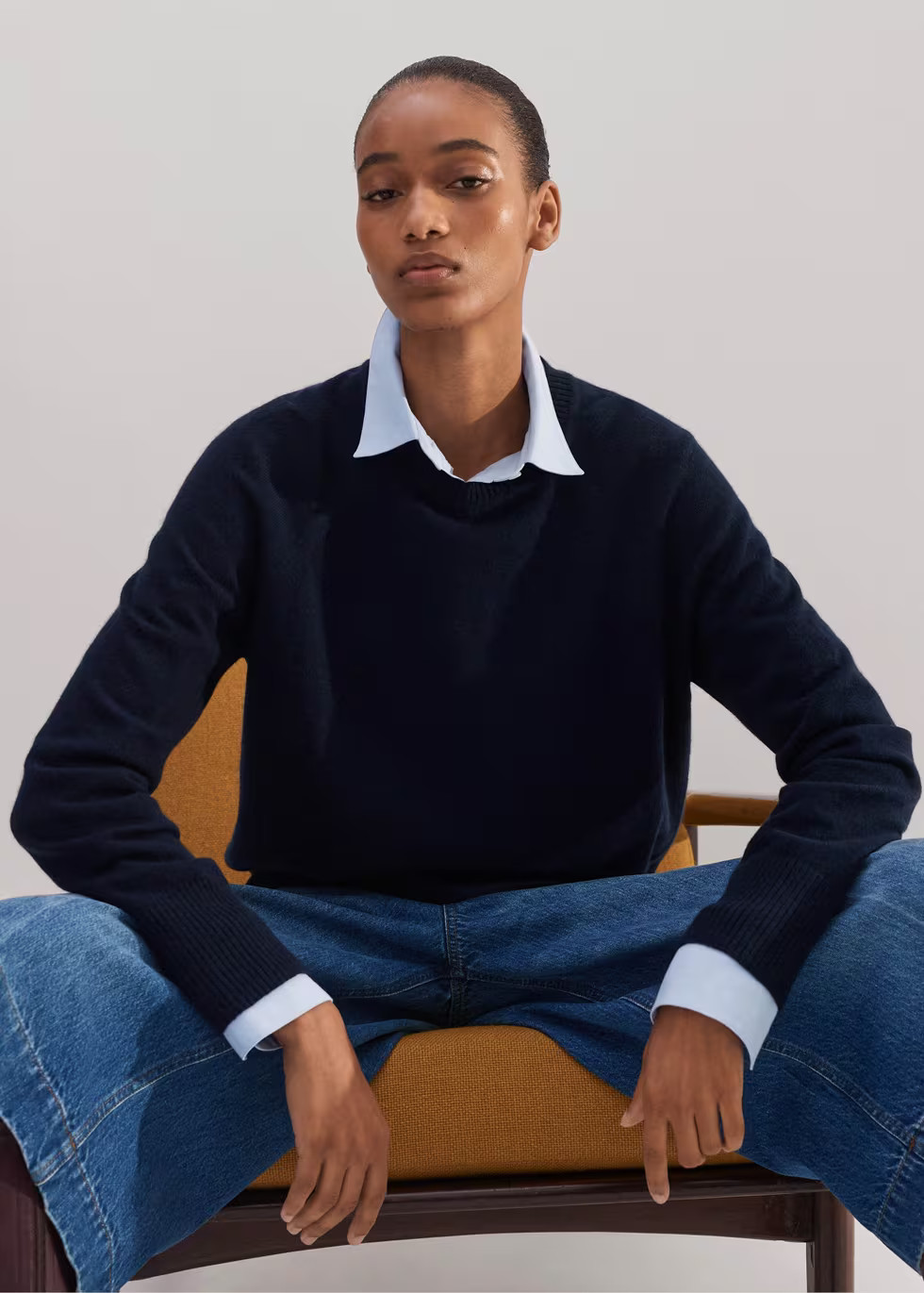 Lightweight Cashmere Raglan Jumper | ME+EM Global (Excluding US)