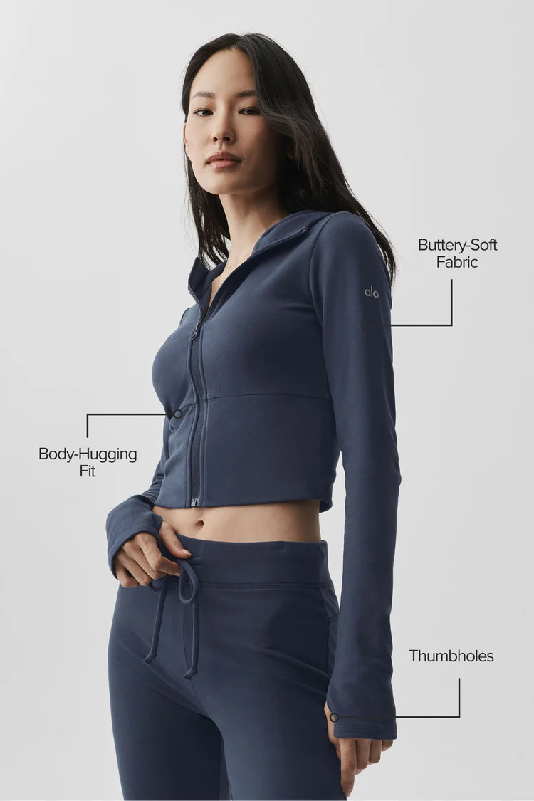 Sway Full Zip Hoodie | Alo Yoga