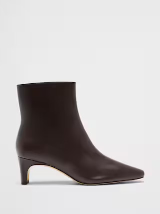 Vegan Leather Dress Bootie | Banana Republic Factory