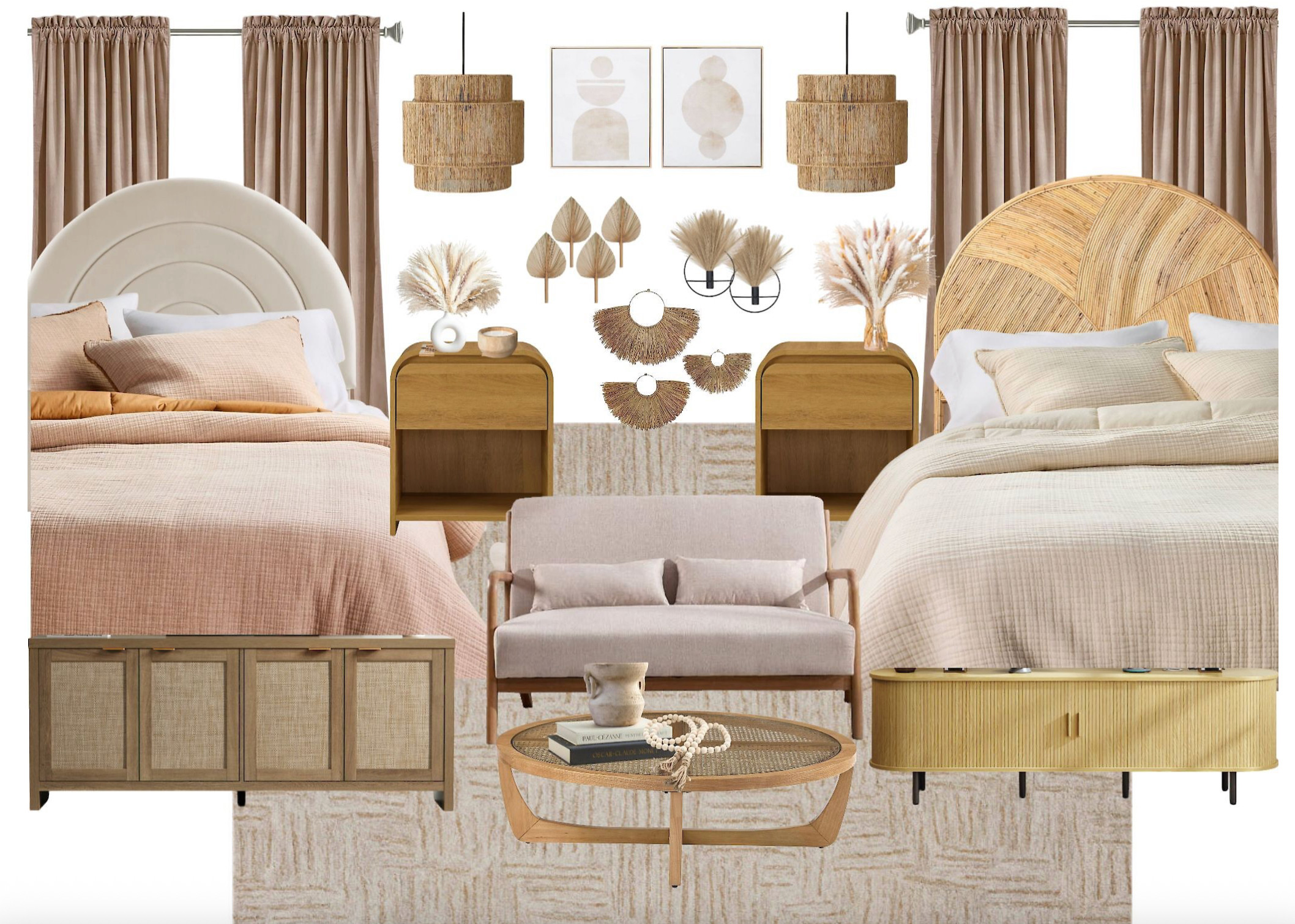 🍂 Calm, cozy, and totally curated. Meet the Boho Dream Dorm — made for the chill student who wants neutral tones with major impact. The vibe is “I burn incense while writing my thesis.”

🧺 I mixed textures, added soft natural wood tones, and kept it budget-smart with links from Amazon, Wayfair, and Walmart — all shoppable on my LTK.

Which vibe are you feelin’ more so far: Luxe Burgundy or this breezy Boho?

#dormdecor #bohodorm #collegeaesthetic #rheaalignedstyle #LTKfinds #backtoschoolprep #smallspacesolutions 

 