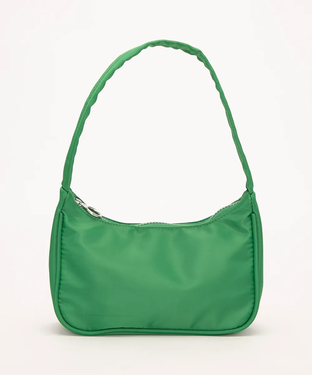 bolsa baguete de nylon verde | C&A (BR)