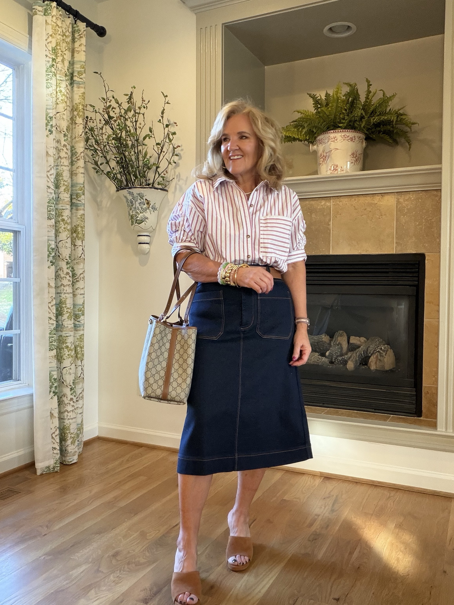 Save an extra 20% off at Anthropologie with code NANETTE20

Blouse size medium and it runs generous 
Denim skirt true to size 
Anthropologie Colette skirt spring blouse reversible belt 
Anthro favorites for now and later. 
All the pieces are true to size and less noted below 
Red dress size small petite
Pink Oxford blouse size small 
Somerset linen pants size small 
20% off Allie & Bess code NANETTE20
￼  

#LTKOver40 #LTKSeasonal #LTKPetite #LTKWorkwear #LTKSeasonal #LTKOver40