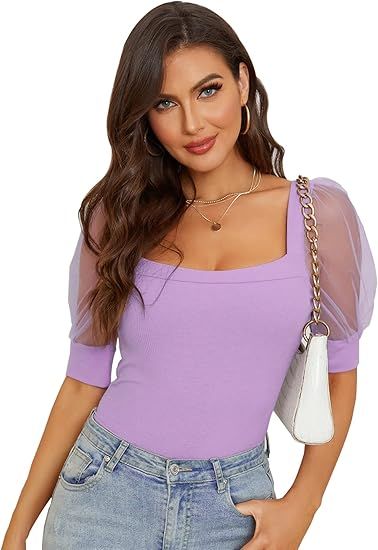 BMJL Women Summer Blouse Ruffle Sleeveless Shirts Dressy Tank Tops Casual Tee | Amazon (US)