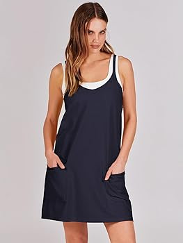 ANRABESS Women Athletic Dress Summer Tennis Workout Active Sports Mini Romper Dress Built in Shor... | Amazon (US)