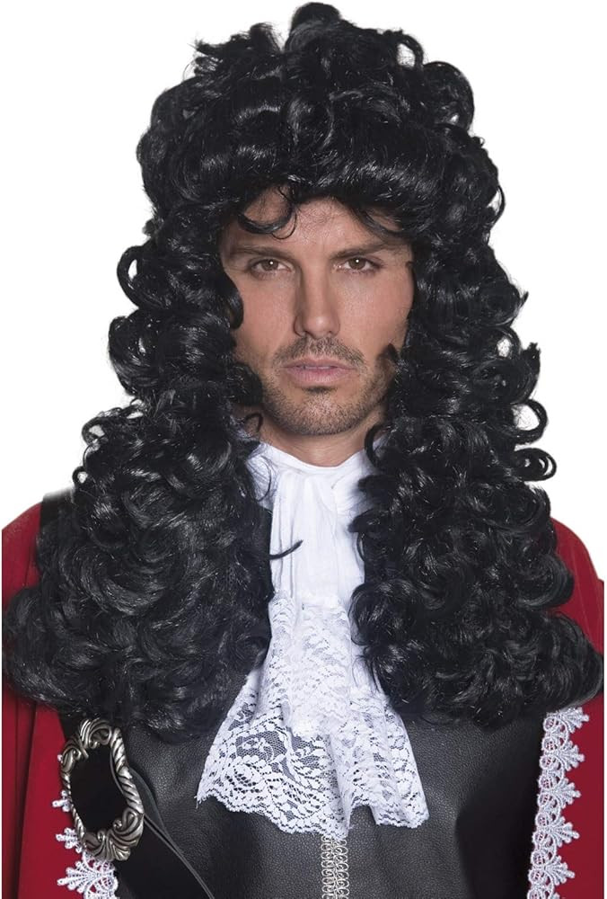 Smiffy's Men's Pirate Captain Wig Long and Curly | Amazon (US)