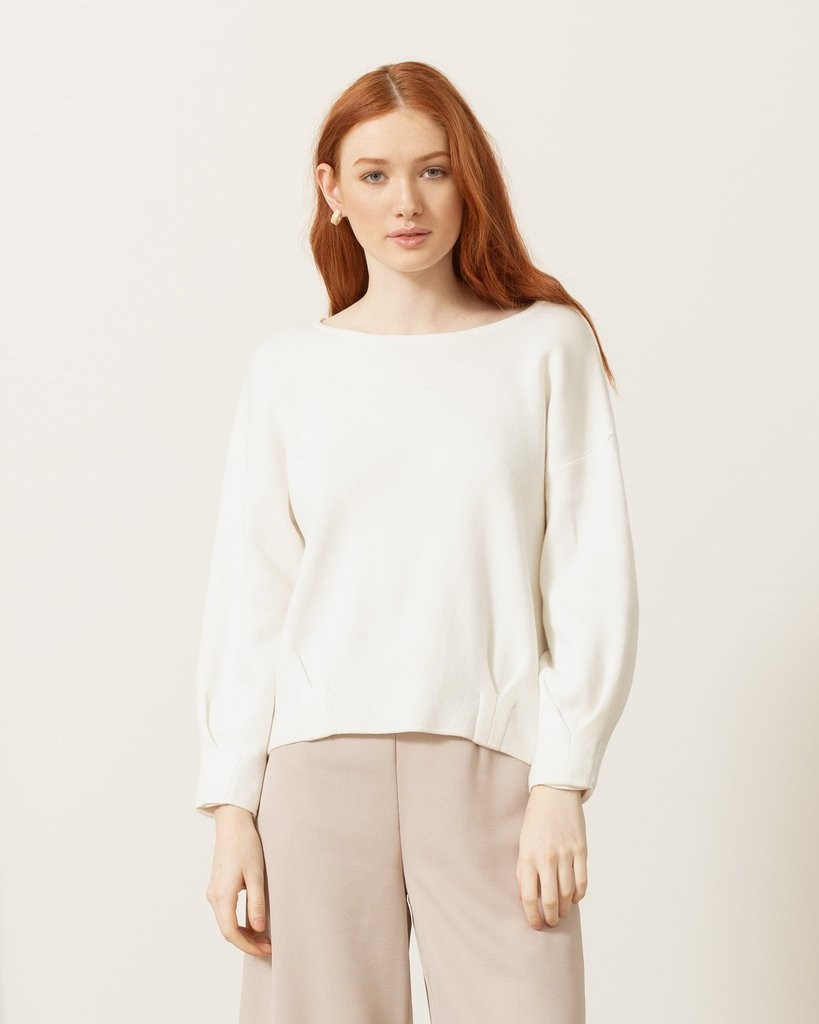 Imani Pinch Sleeve Sweater | Modern Citizen