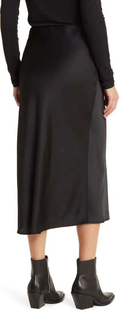 Bias Cut Satin Midi Skirt | Nordstrom