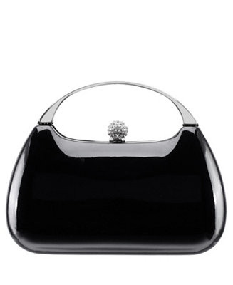 Women's Metallic Minaudiere bag with Metal Handle | Macy's