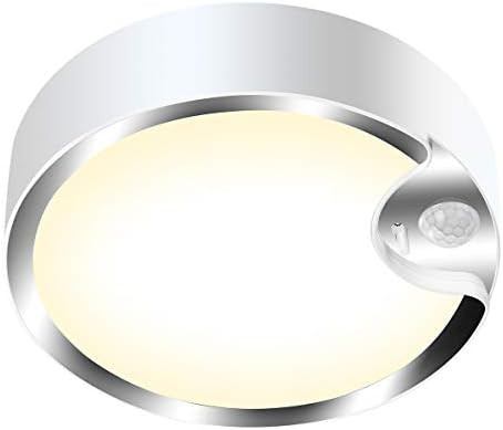 TOOWELL Motion Sensor Light Indoor Battery Operated,80 LED Wireless Ceiling Light Battery Powered Li | Amazon (US)