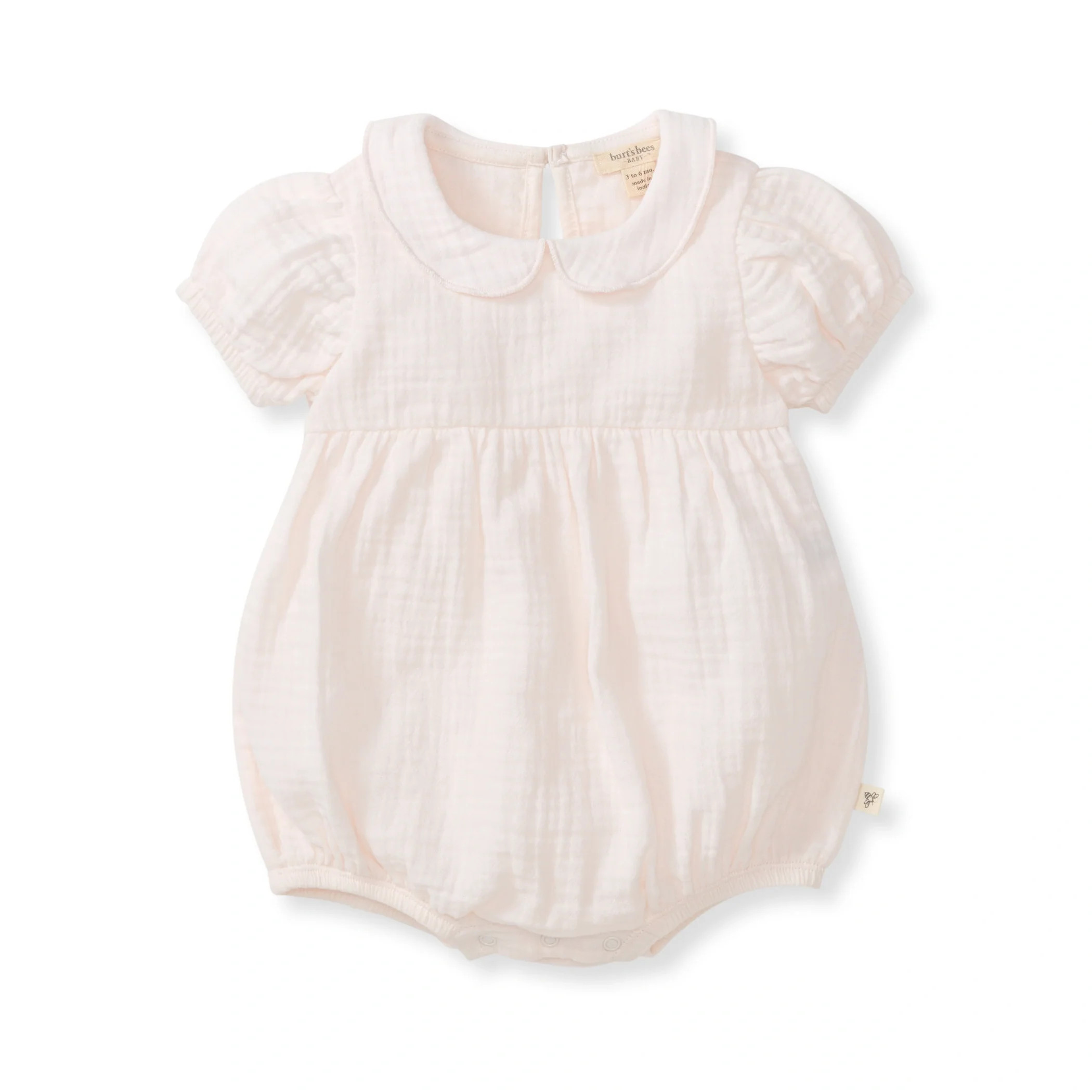 Baby Girl Classic Gauze Bubble Romper | Burt's Bees Baby