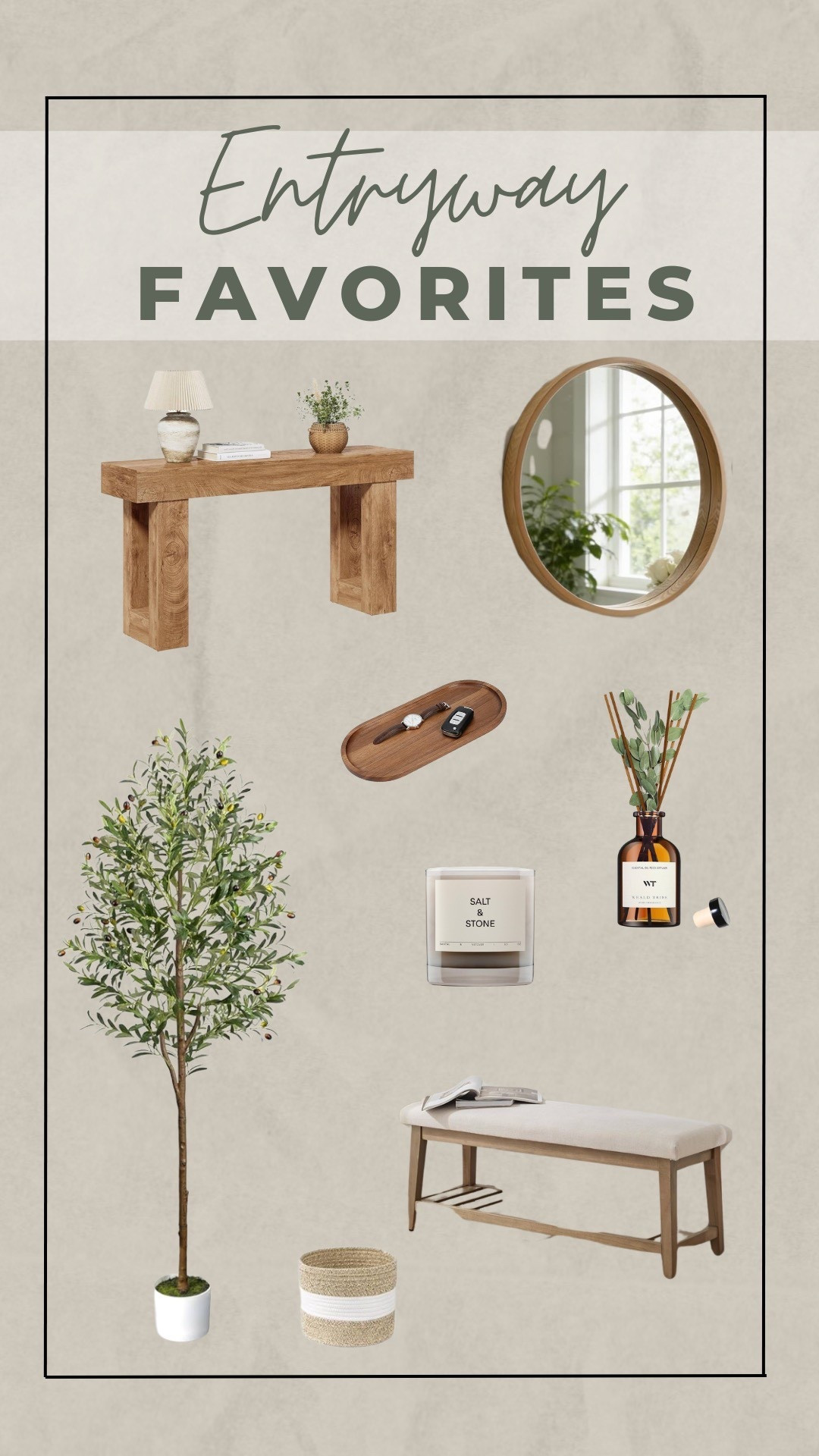 Entryway favorites that make coming home feel so put together ✨ the little details that keep everything organized + give the best first impression!

#ltkhome #ltkfinds #entrywaydecor #entrywayinspo #homeorganization #organizedhome #amazonhome #amazonfinds #homedecor #homeinspo #cozyhome #neutralhome #aestheticdecor #homeessentials #everydayluxury #tidyhome #storagesolutions #smallspaceideas #modernhome #welcominghome #homeupgrade #functionaldecor #clutterfreehome