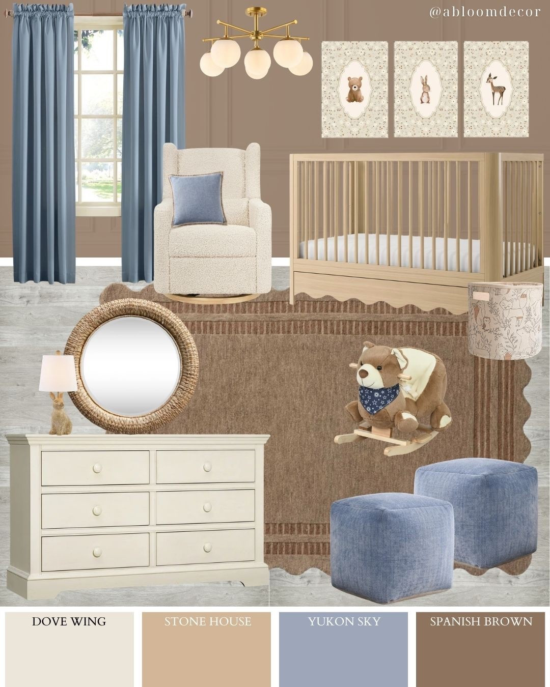 Dreamy Blue & Brown Nursery Inspirationn

#LTKBump #LTKHome #LTKBaby