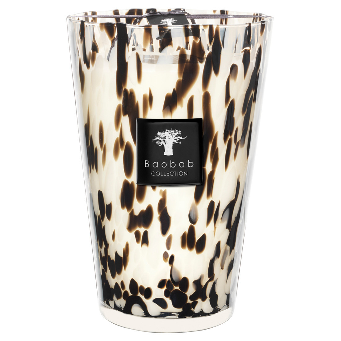 Baobab Collection Black Pearls Modern Classic Glass Scented Candle - Extra Large | Kathy Kuo Home