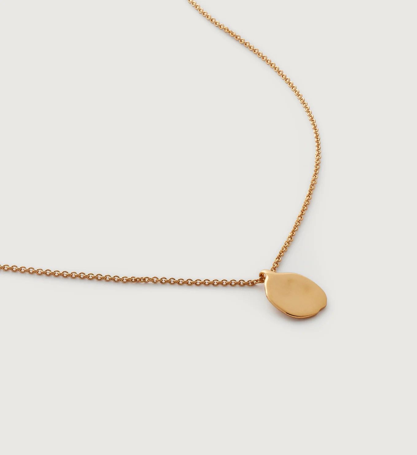 Siren Petal Chain Necklace Adjustable 41-46cm/16-18' | Monica Vinader (US)