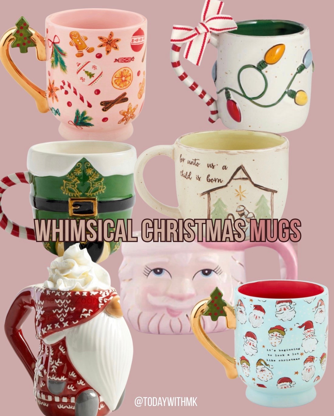 Whimsical Christmas Mugs 🎅🏻

#LTKHoliday #LTKCyberWeek #LTKGiftGuide