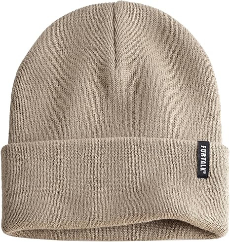 FURTALK Beanie Hat for Men Women Winter Hats for Women Men Soft Warm Unisex Cuffed Beanie Knitted... | Amazon (US)