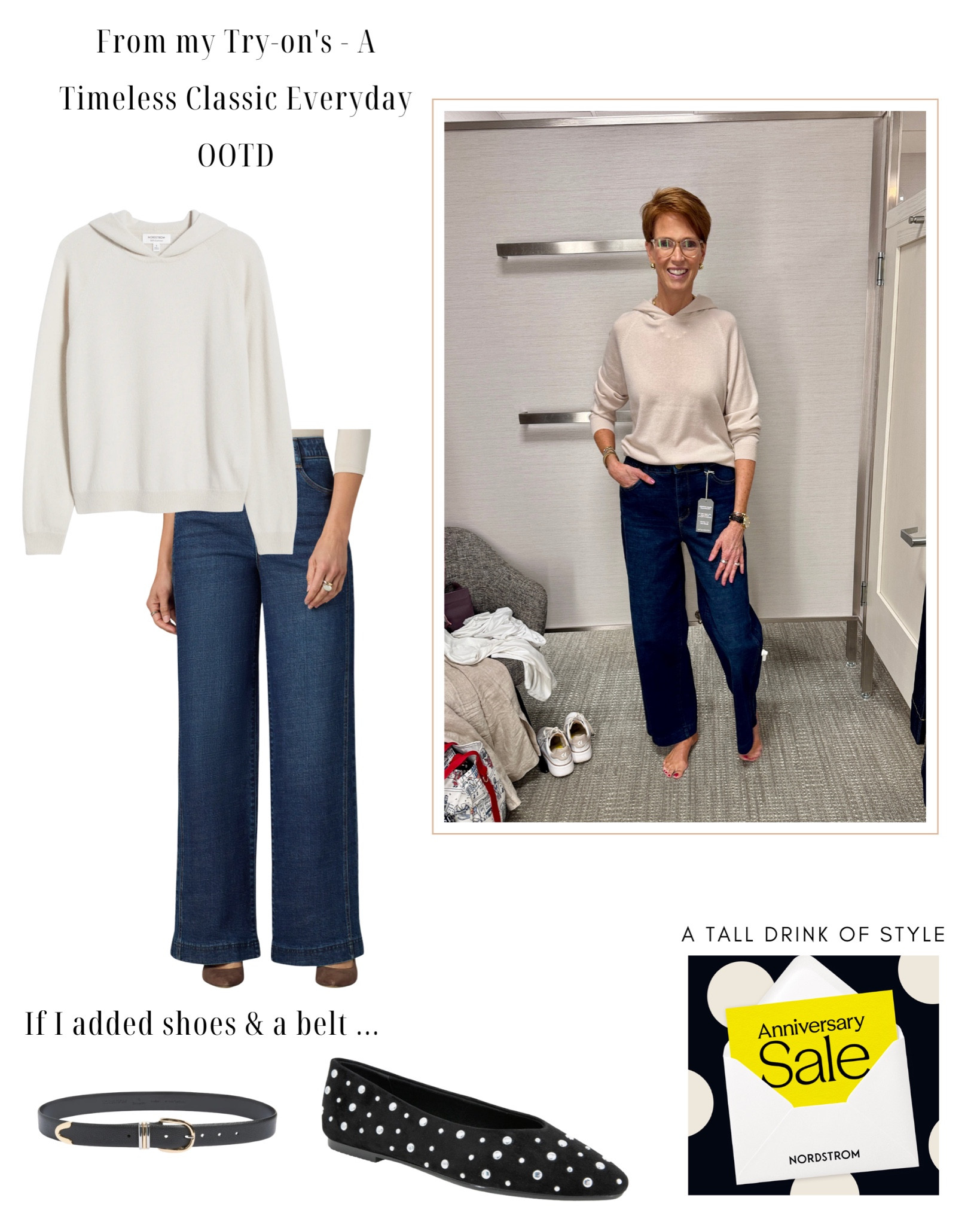 From my try on’s at Nordstrom - a timeless classic OOTD