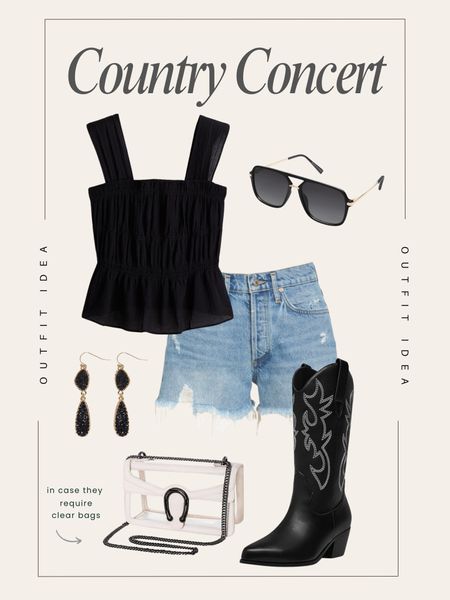 Summer Country Concert Outfit Idea - Festival Outfit - Cowboy Boots Outfit 

#LTKFestival #LTKFindsUnder50 #LTKShoeCrush