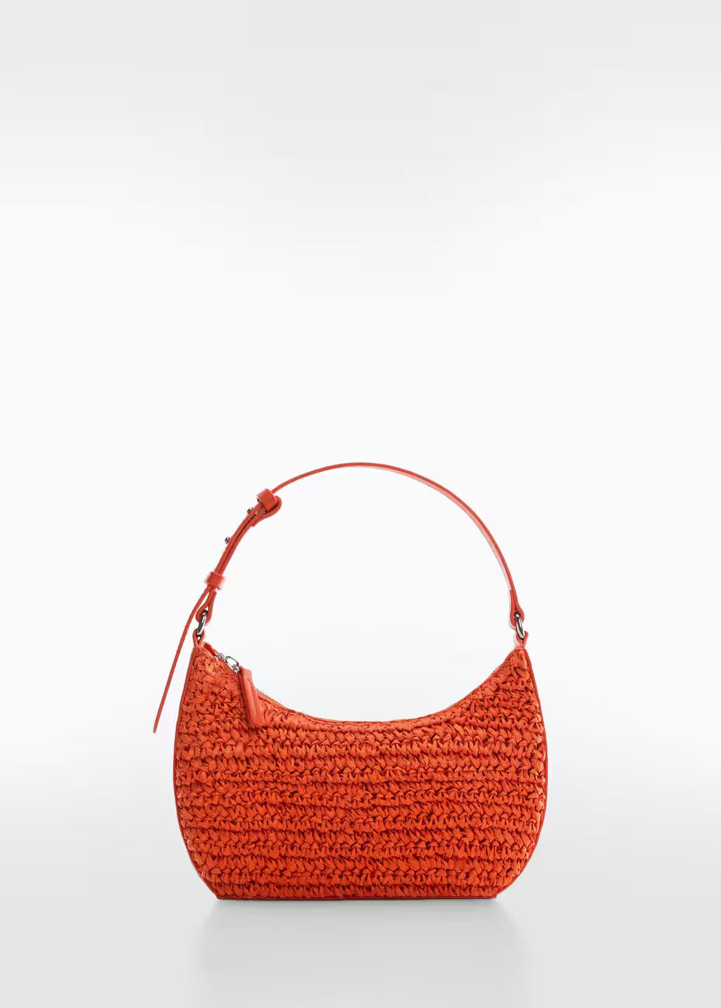 Natural fiber shoulder bag -  Women | Mango USA | MANGO (US)