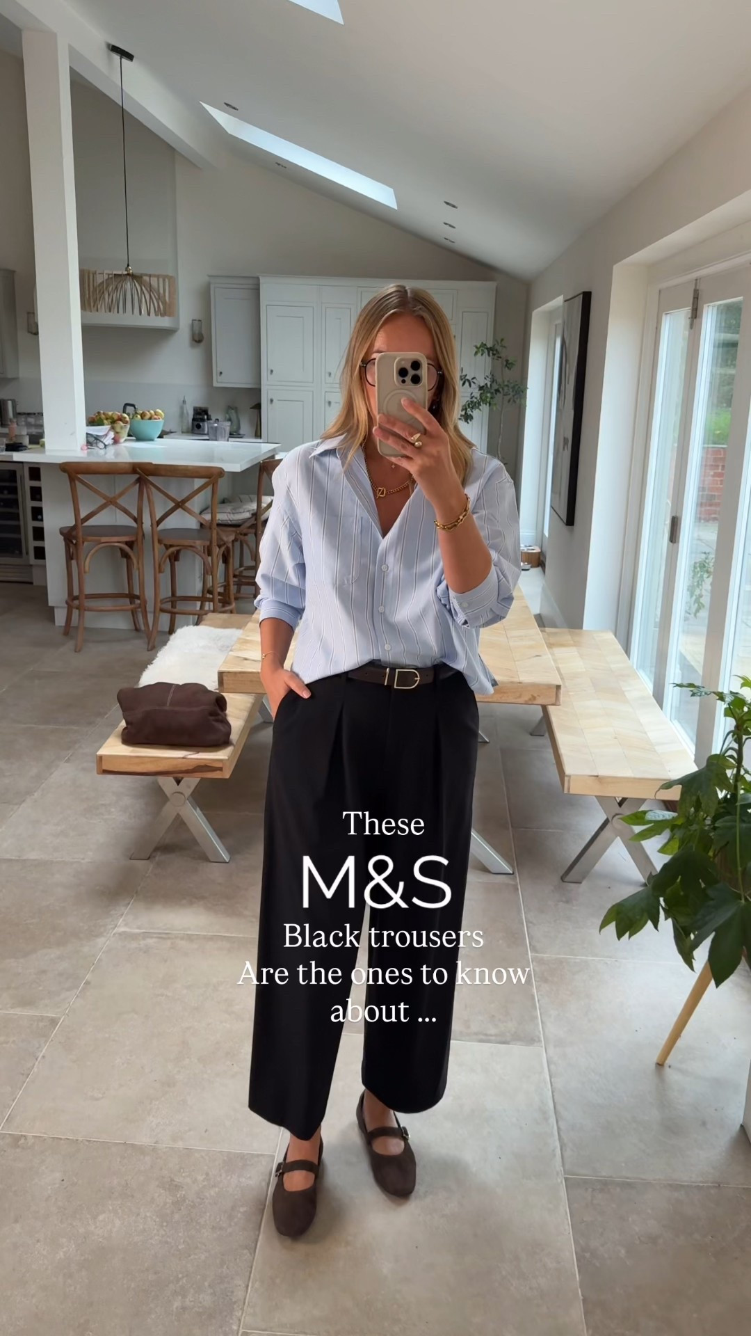 Thought I better share these before they sell out! 
A great trouser for many women 
Easy to style for the office or smarter occasions and they come in 5 lengths! 
They have ease in the fabric and an elasticated waistband . 
Pockets , belt loops - machine washable. 
Perfect work pant 😉 
I’m wearing a U.K. 14 regular

Shirt - size medium 
Merino crew size large 
Merino cardigan size large 
Belt beautiful quality , best value on the high street. Wearing the M/L 


#LTKworkwear #LTKautumn #LTKFashionMonth