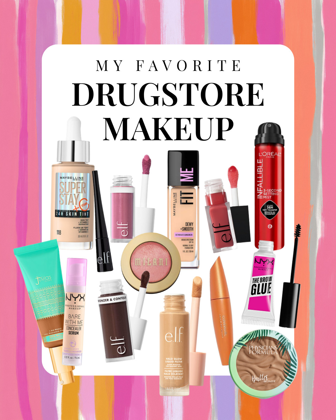 my drugstore makeup staples!!  

 #LTKGiftGuide #LTKFindsUnder50 #LTKBeauty