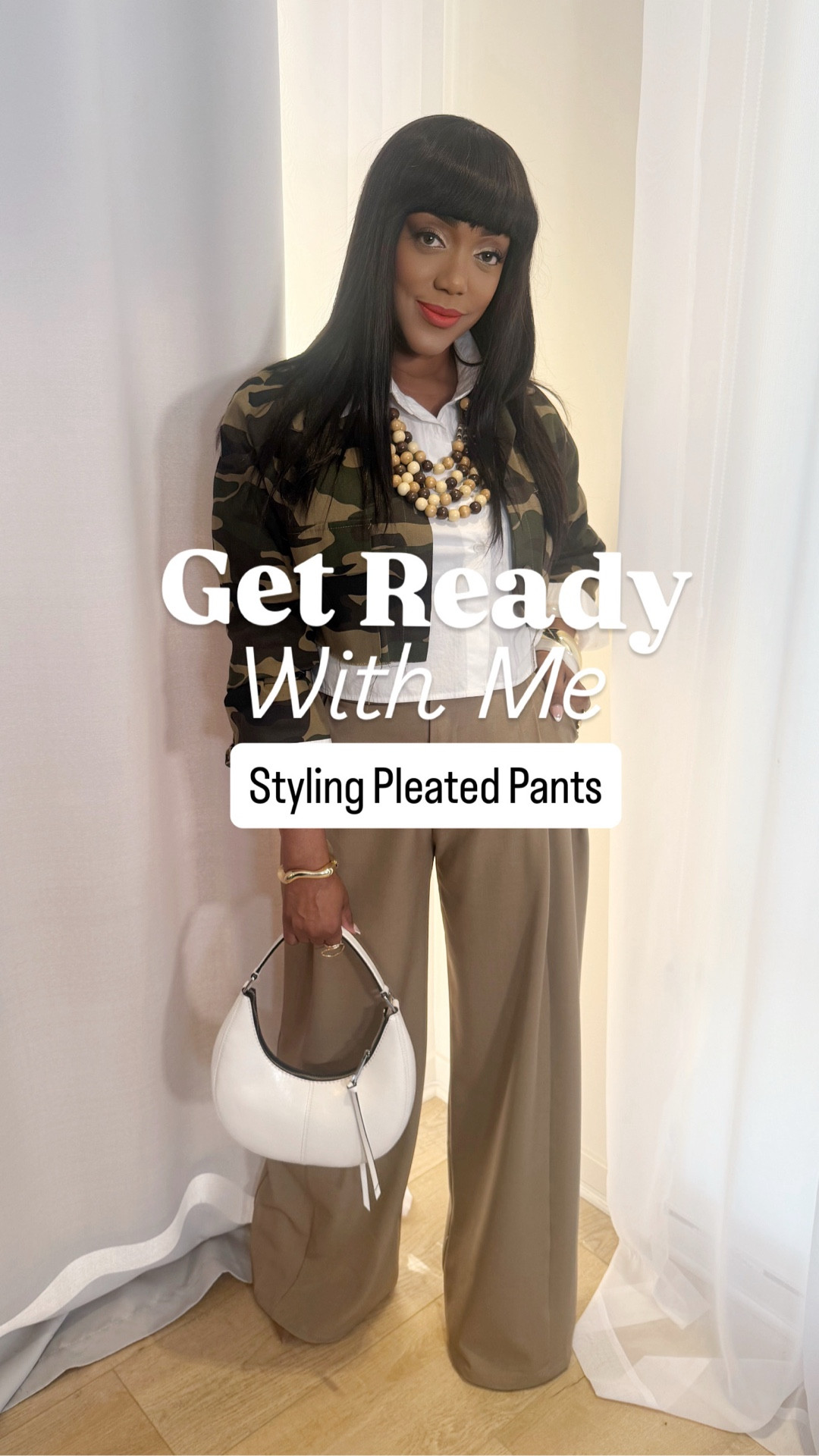 Pleated pants are so on trend this year.
Get the look! 

#LTKOver40 #LTKootd #LTKMidsize