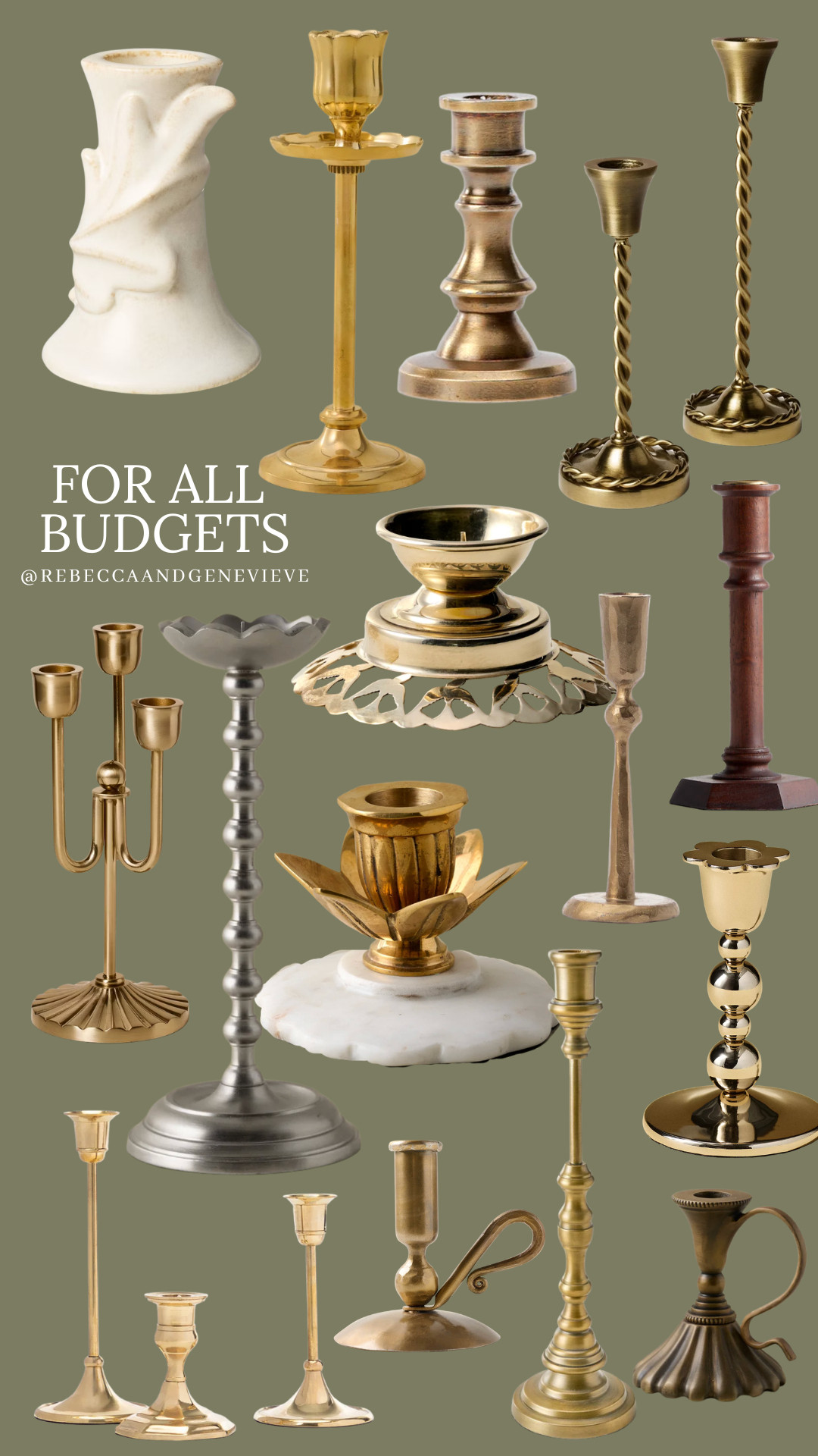 Taper Holders for Every Budget 🕯️ 

 #LTKSeasonal #LTKHome