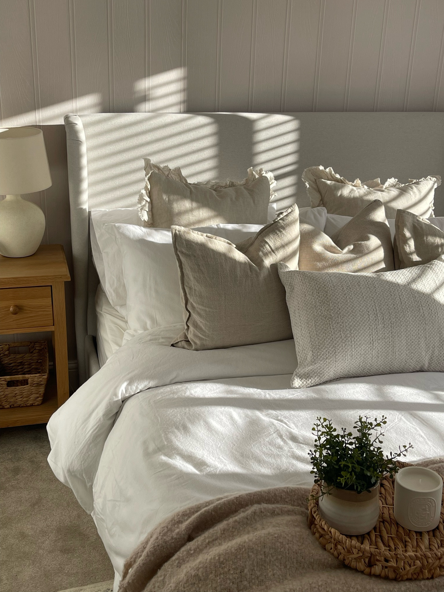 Fresh bedding 😴☁️

Linen cushions, brushed cotton bedding, neutral home, lamps, bedside tables 

#LTKFind #LTKhome #LTKunder100