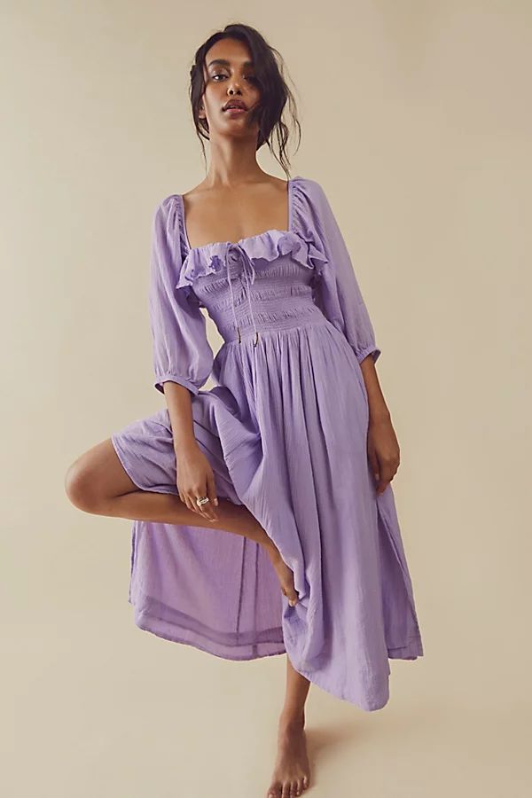 Oasis Midi Dress by Free People, Thistle Patch, S | Free People (Global - UK&FR Excluded)