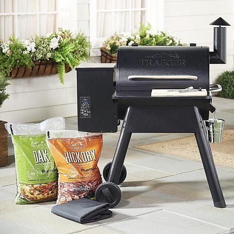 Traeger Prairie 572 sq. in. Wood-Fired Grill & Smoker with Accessories - 9943157 | HSN | HSN