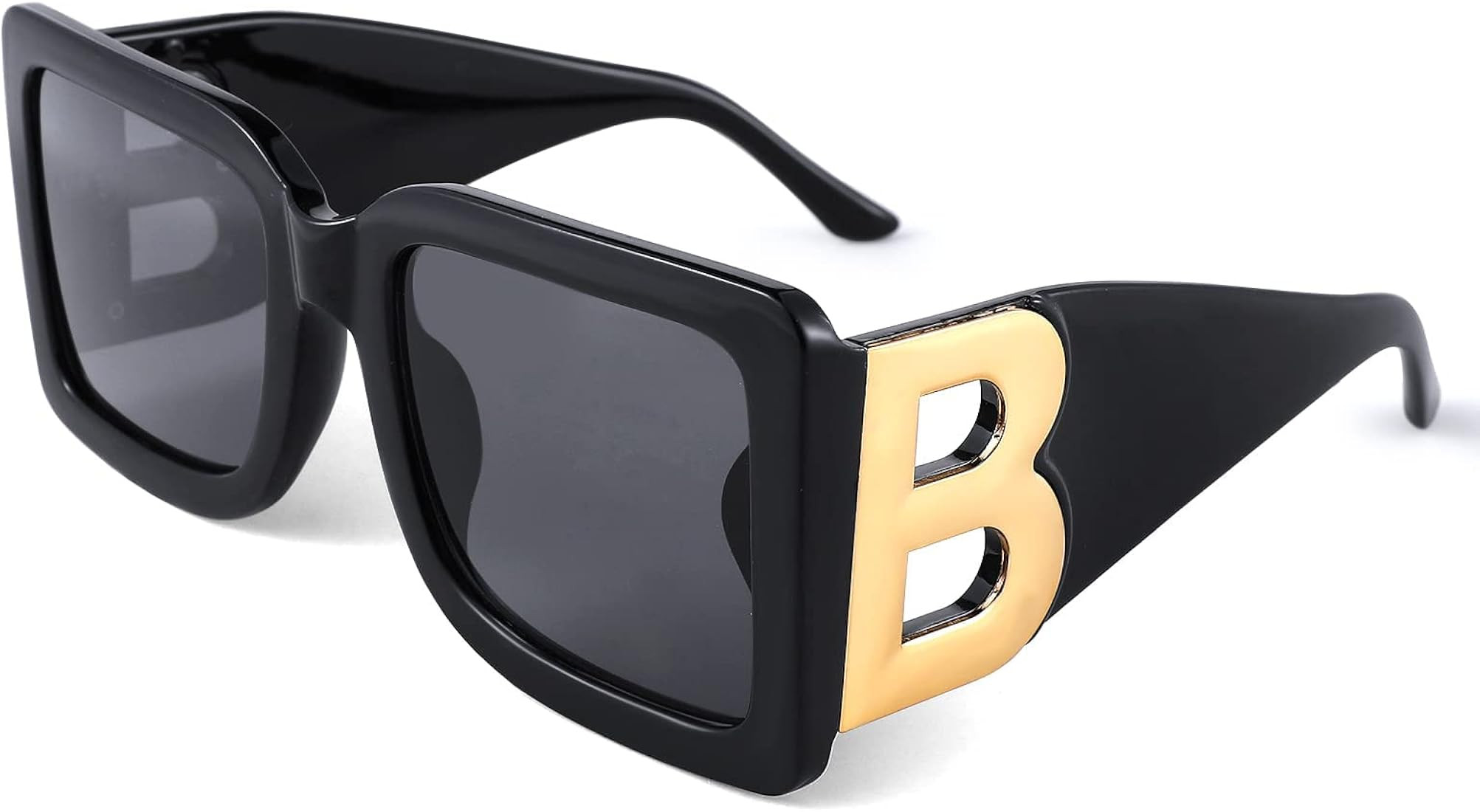 Visit the Bouryo Store 4.5  141
Bouryo Fashion Big Square Sunglasses for Women Men Trendy Black Thic | Amazon (US)