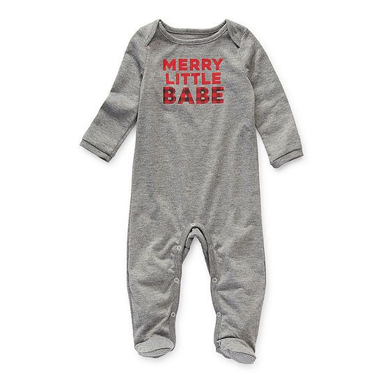 North Pole Trading Co. Very Merry Unisex Footed Pajamas Long Sleeve Crew Neck | JCPenney