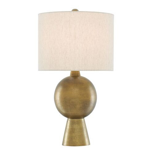 Rami Table Lamp - Antique Brass - Currey & Company - Gold | Desk Lamp, Bedside Lamp | One Kings Lane