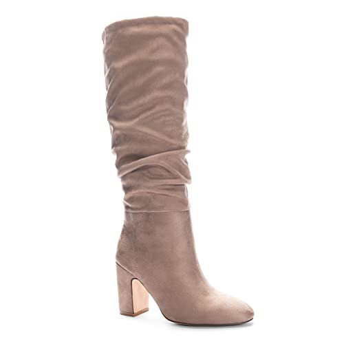 Chinese Laundry Women's Kipton Suedette Boot, Taupe, 9 M US | Amazon (US)