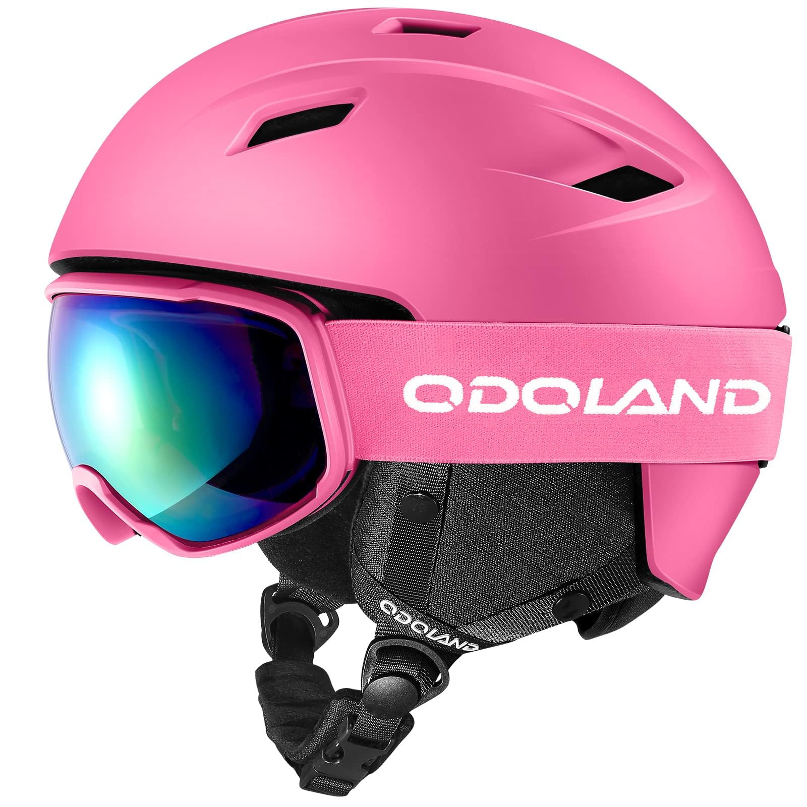 Odoland Ski Helmet and Goggles Set, Snowboard Helmet Glasses for Men, Women & Youth - Shockproof/... | Amazon (US)