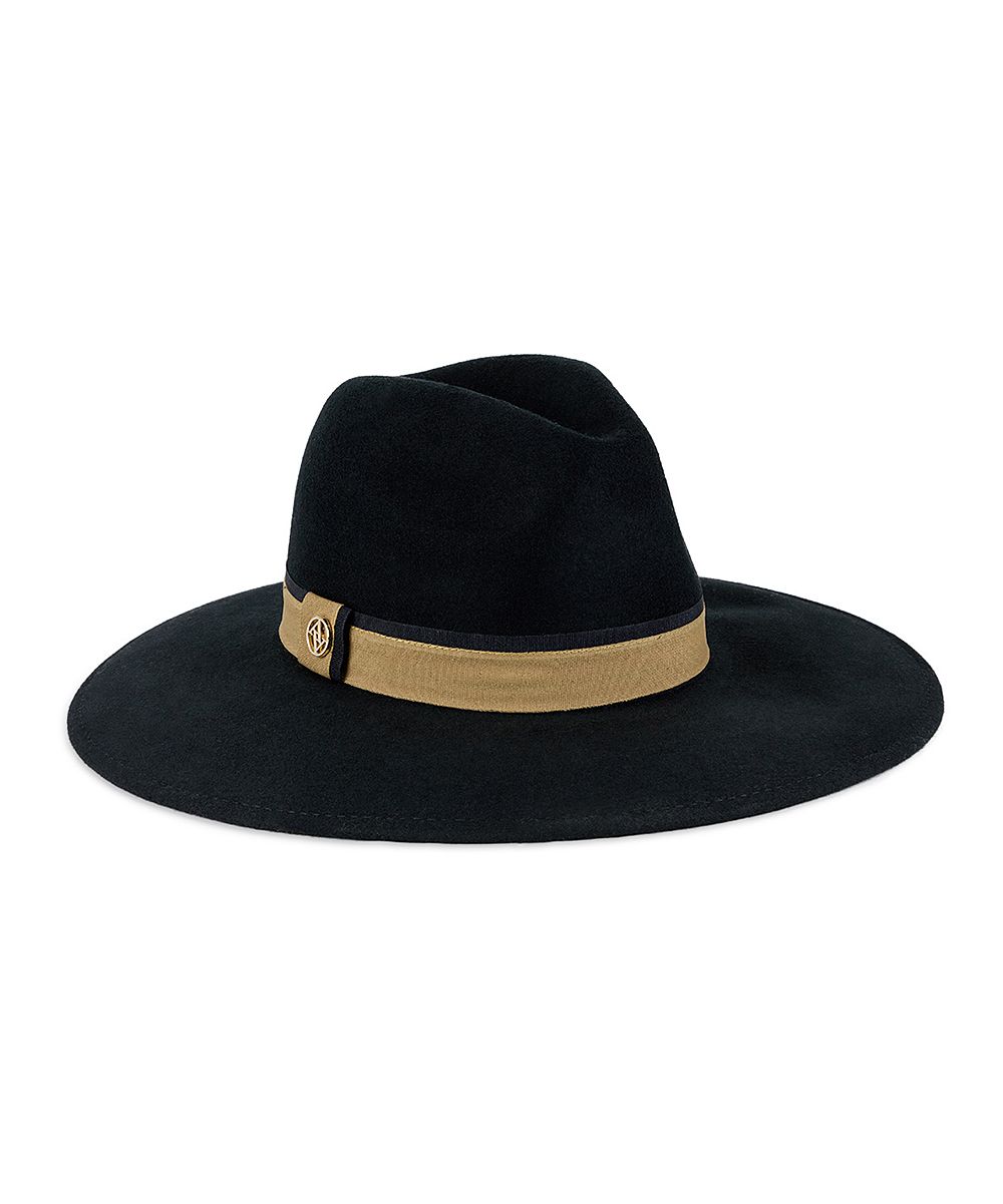 Black Wide-Brim Hat | zulily