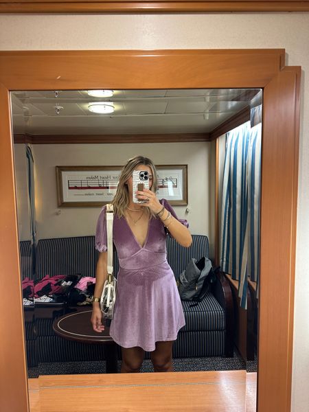 Purple velvet lspace dress - cruise night one 

#LTKstyletip #LTKfindsunder100 #LTKfindsunder50